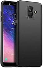 Caseonics Mobile Back Cover for Samsung Galaxy J8, J810F/Ds, J810G/Ds, J810Y/Ds (Smooth Silicone|CameraProtection|Black HC2008)