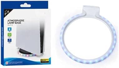 New World Vertical LED Light Base Stand for PS5,for PS5 Base Light PS5 Accessories RGB Light with 7 Colors for…