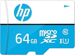 HP 64GB MicroSD Memory Card SDXC mx310 Class 10, UHS-I, U1 Card, Upto 100MB/s R, 10 Y Warranty