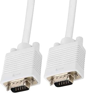 7 SEVEN Premium VGA Cable 5M for LAPTOP MONITOR PRINTER CPU SCANNER SMART TV CCTV RECORDER GAME CONSOLE(Gold)