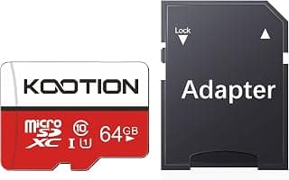 KOOTION 1 Pack 64GB Micro SD Card, Micro SDXC Memory Card Class 10 Micro SD Cards UHS-I, C10, U1, High…