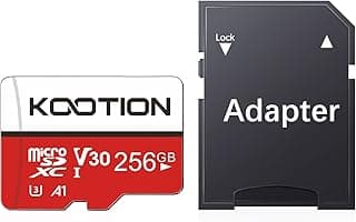 KOOTION 256GB Micro SD Card Class 10 Micro SDHC Card UHS-I Memory Card, High Speed TF Card, C10, U3, 32 GB