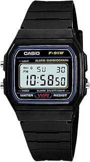 Casio Youth Series Digital Black Dial Unisex Watch - F-91W-1Q(D002)