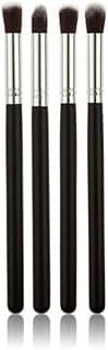 KYLIE Soft Horse Bristle Pencil Brush- Black, Silver, Set of 4