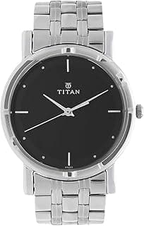 Titan Karishma Analog Black Dial Men's Watch -NM1639SM02 / NL1639SM02