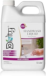 Diolty Hand Wash Liquid 5L Lavender Refill Can - 99.9% Germ Protection, Moisturizing, Paraben-Free, Long-Lasting Scent, Bulk for Soft Hands