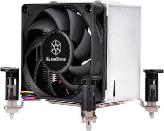 SilverStone Technology AR10-115XP 3U Rackmount Server/Small Form Factor Intel CPU Cooler with Push Pin Design, SST-AR10-115XP