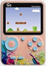 CHG Video Game for Kids G5S 3 Inch Color Display 500 in 1 Retro Portable Mini Handheld Video Game for Kids Color Game Player Built-in Games