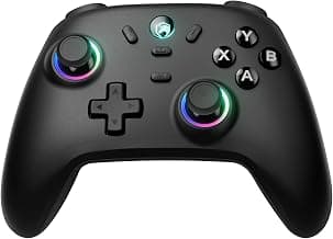 ECHTPower Gaming Controller for PC/iOS/Android/Switch | Hall Effect Joystick, 1000Hz Polling, Tri-Mode Connection, 10H Playtime, Dual Back Buttons, Turbo/Vibration, Custom…