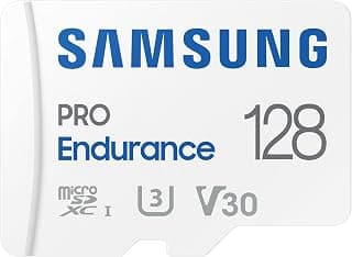 Samsung PRO Endurance 128GB MicroSDXC Memory Card with Adapter for Dash Cam, Body Cam, and Security Camera – Class 10,…