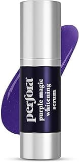 Perfora Purple Teeth Whitening Toothpaste Serum | Color Corrector Purple Toothpaste | Tooth Stain Removal | Enamel Safe & Effective Teeth Whitener | Apple Peach Flavor - 30 Millilitre