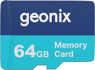 Geonix 64Gb Memory Card, 70MB/s Write, 150MB/s Read, SD Card, 5 Years Warranty