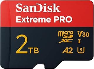 SanDisk Extreme PRO microSDXC™ UHS-I Card 2TB, Up to 250MB/s Read Speed; Up to 150MB/s Write Speed