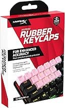 HyperX Rubber Keycaps – Gaming Accessory Kit, 19 Keys, English (US) Layout, Pink - 519U0AA#ABA