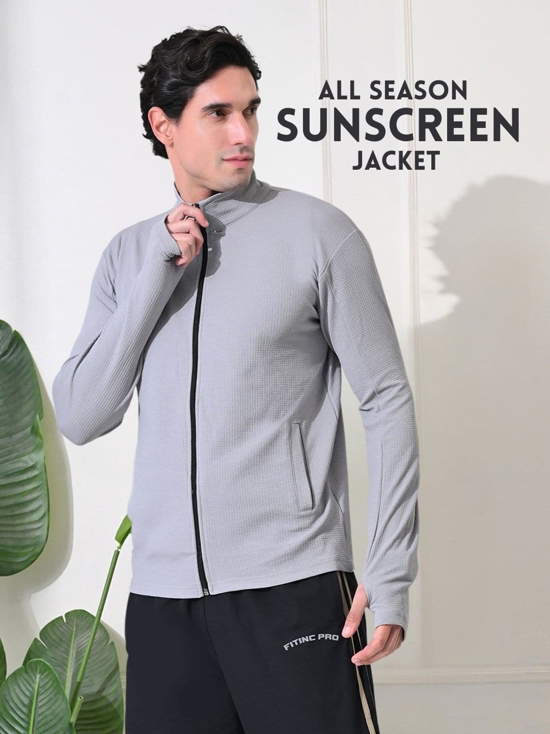 FITINC FITINC Men Water Resistant Training or Gym Sporty Jacket