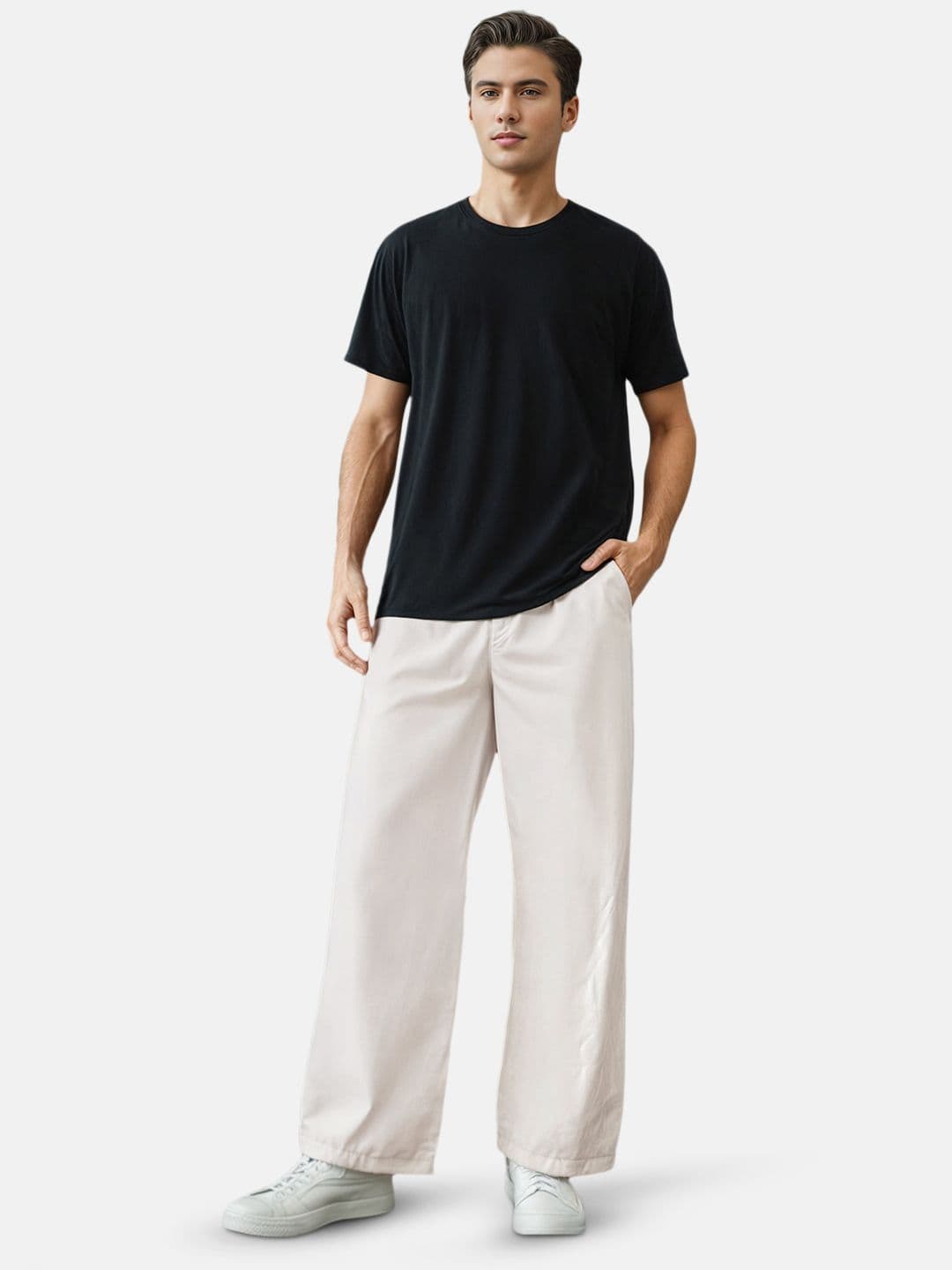 glitchez Men Wide Leg Jeans