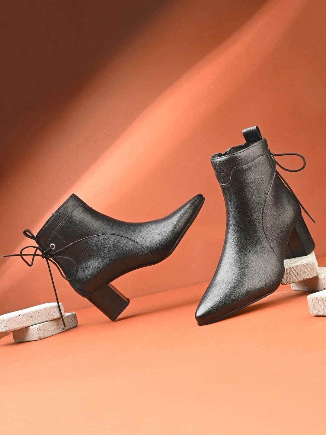DressBerry Women Ankle Pointed Shape Boots