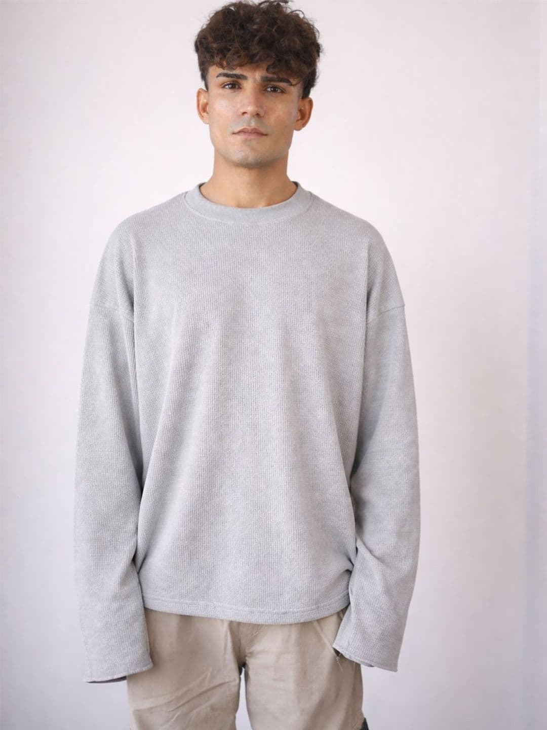 BDSQUARE Men Drop-Shoulder Sleeves T-shirt