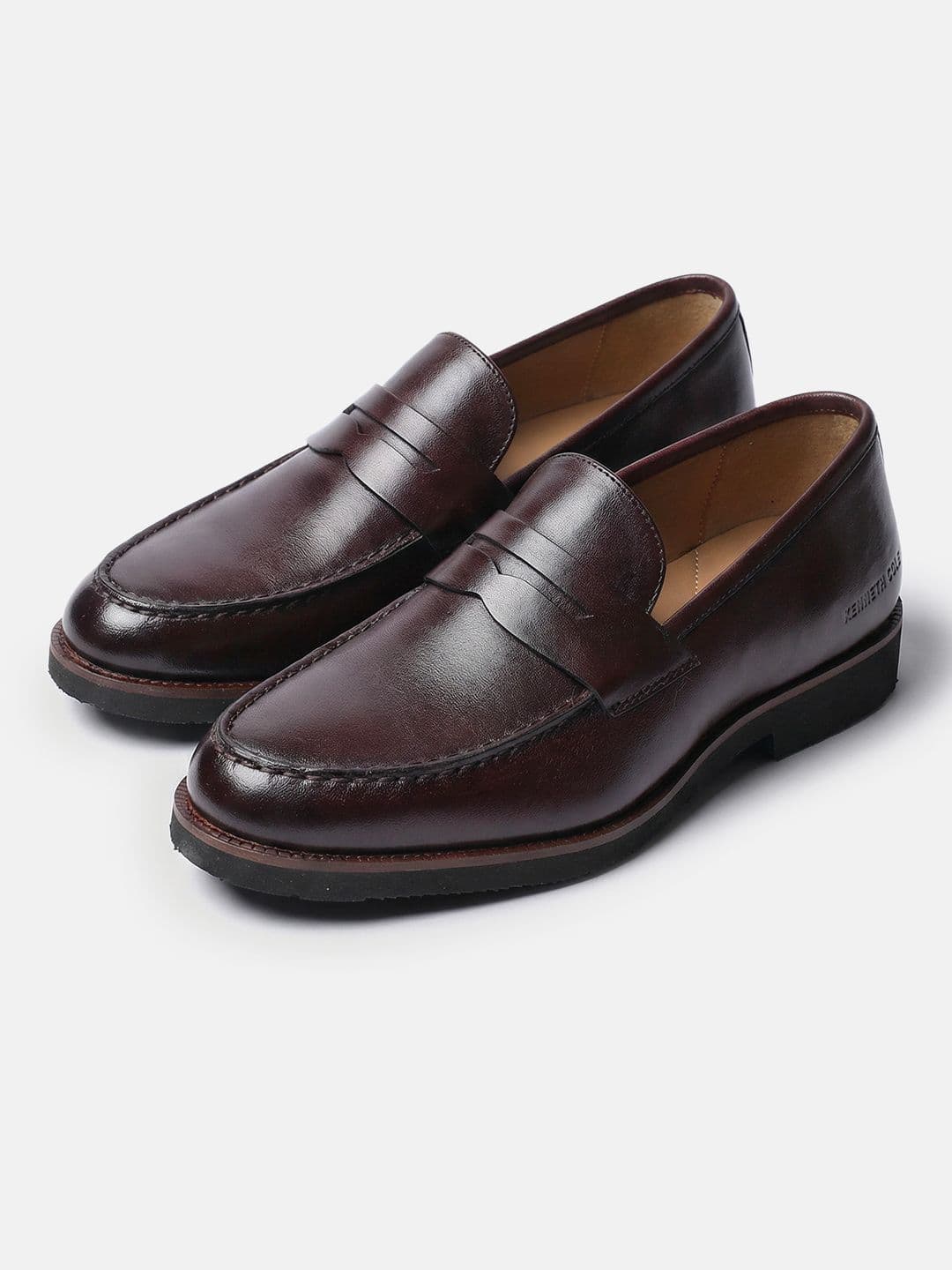 Kenneth Cole Men Textured Formal Loafers