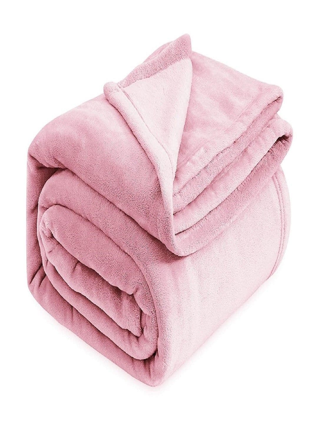 Myntra Elegant Homes Pink Woollen Lightweight 300 GSM AC Room Blanket