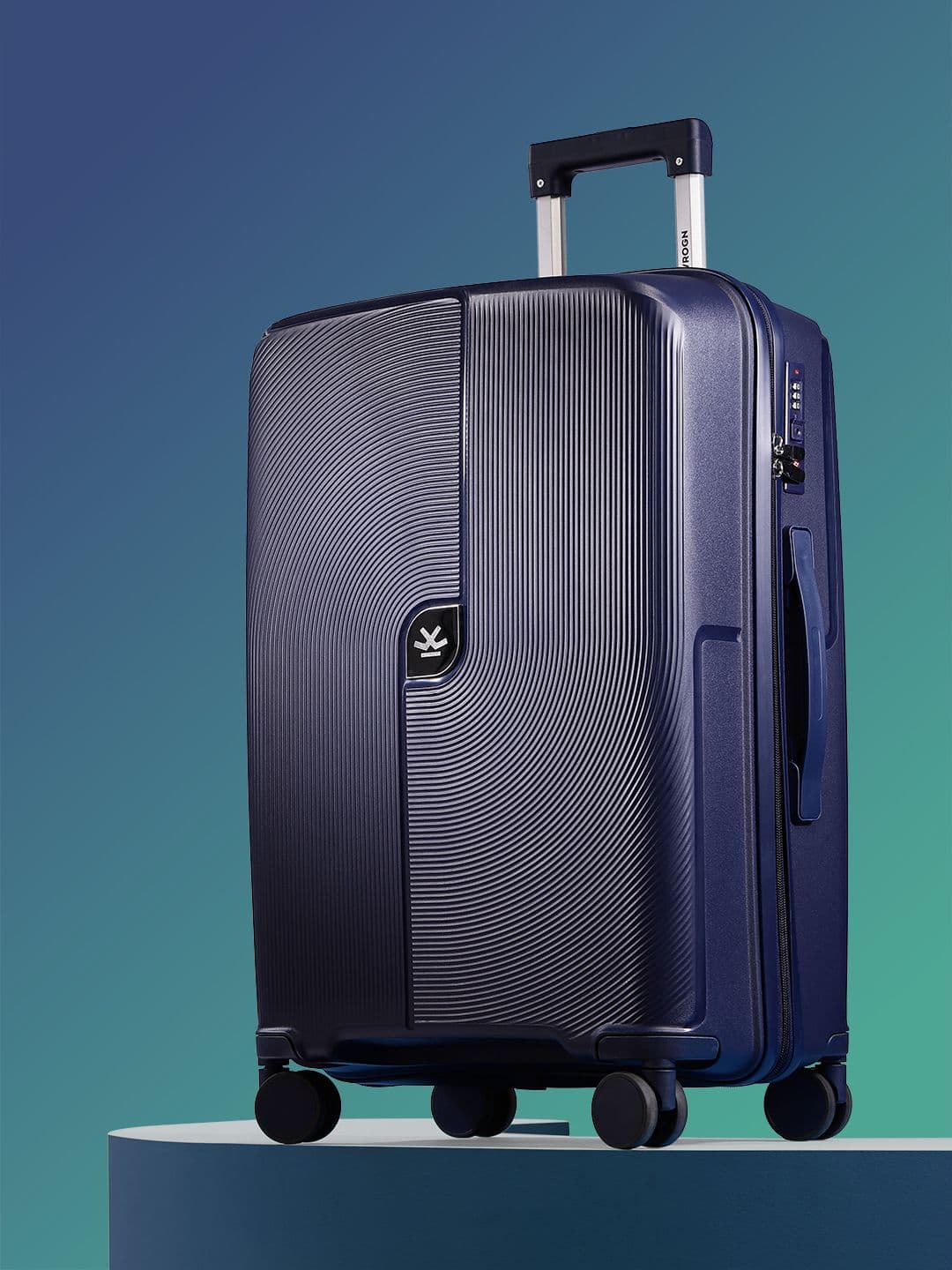 WROGN Unisex Hard Shell Medium Trolley Suitcase 42L