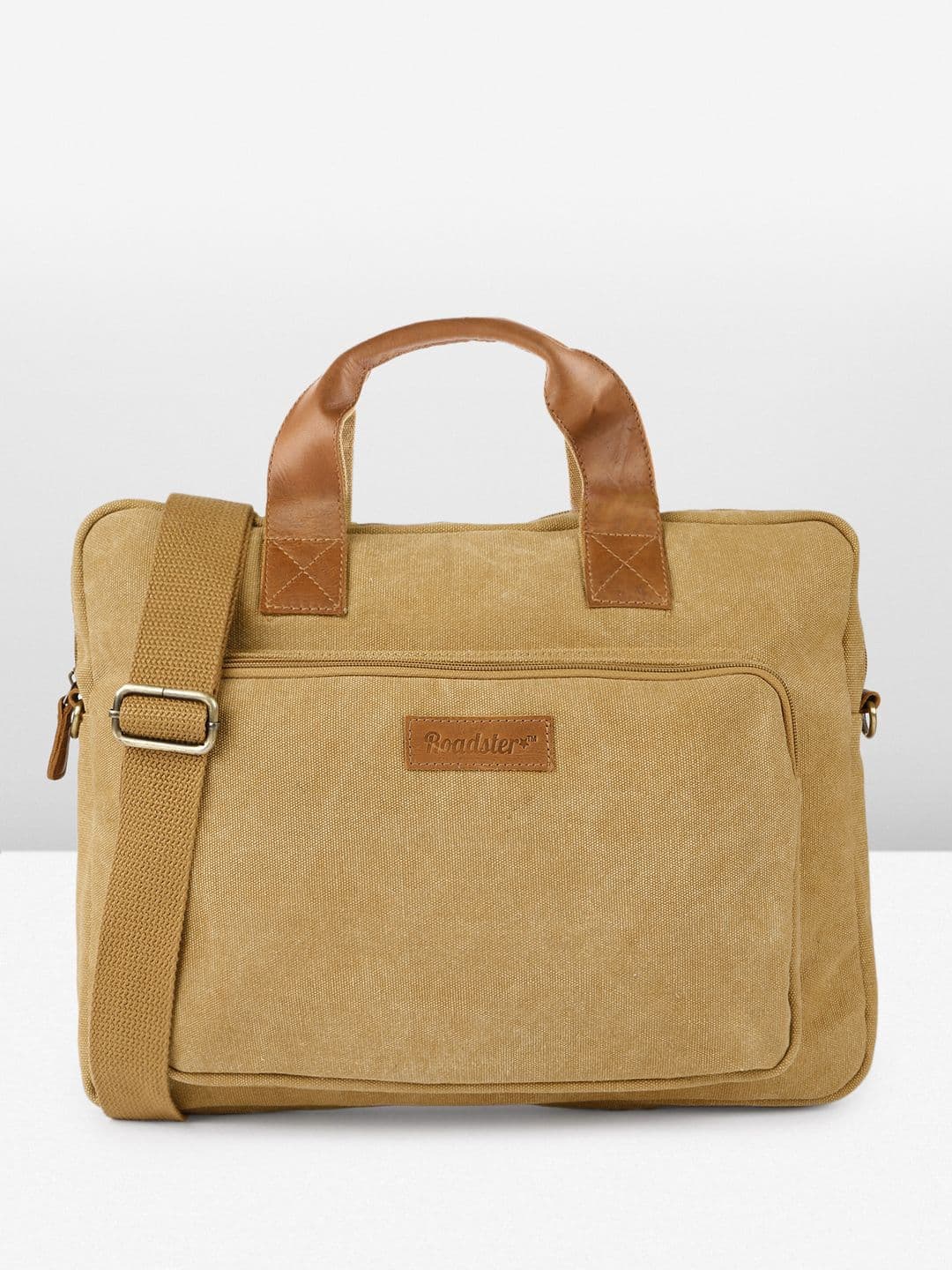 Roadster The Roadster Lifestyle Co. Unisex Beige Laptop Bag