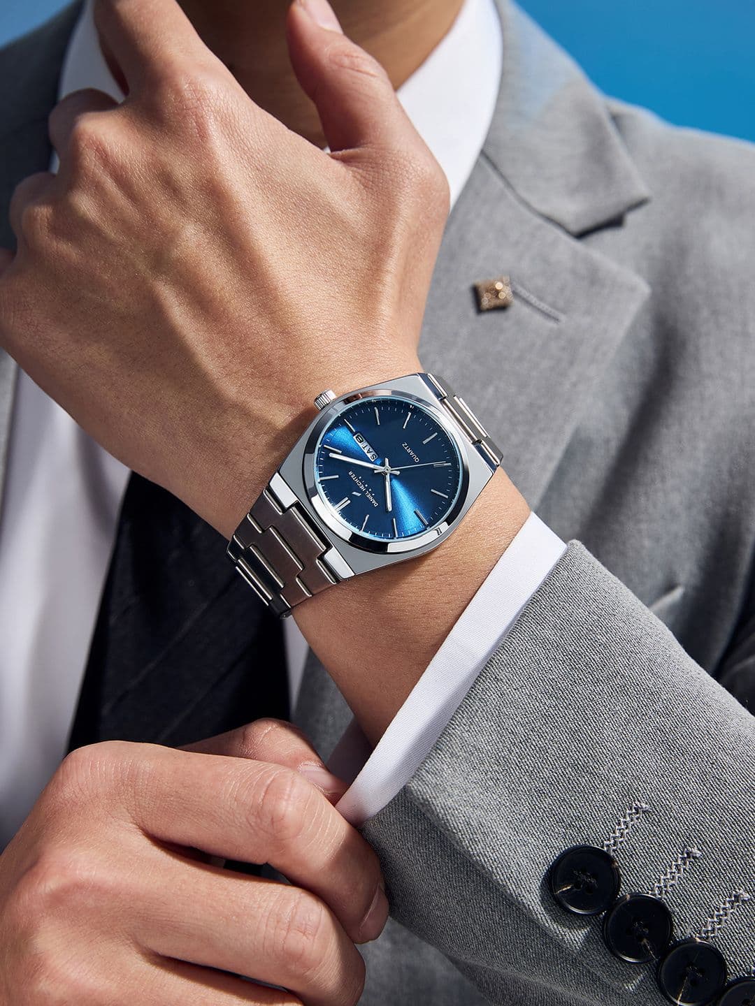 Daniel Hechter Paris Avenue Hoche Collection Watch & Stainless Steel Band