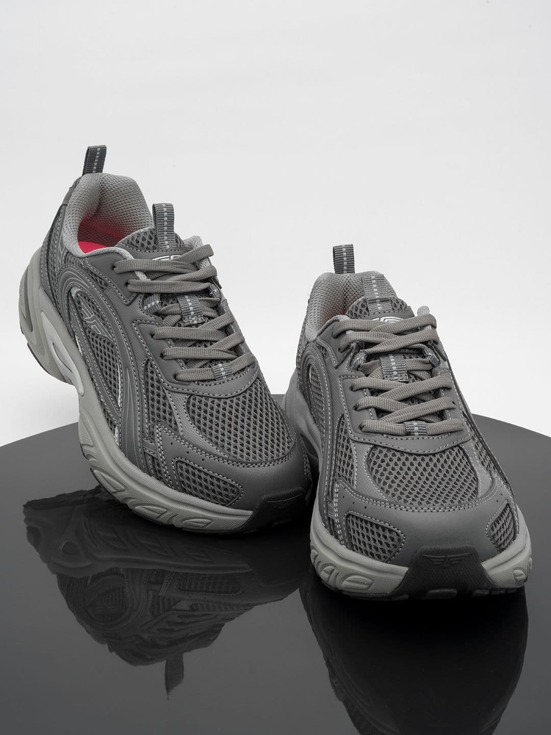 Red Tape Women Woven Design Round Toe Sneakers