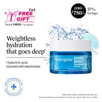 Neutrogena Hydro Boost Hyaluronic Acid Water Gel Light Face Moisturizer For Normal, Dry & Oily Skin