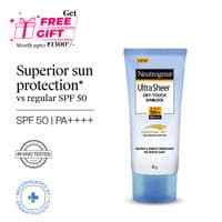 Neutrogena Ultrasheer SPF50+ PA++++ Ultra Light Moisturizing Face Sunscreen Oily & Sensitive Skin
