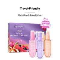 Aqualogica Refresh + On The Go perfume Body Mist Set of 3
