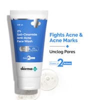 The Derma Co Sali-Cinamide Anti-Acne Face Wash with 2% Salicylic Acid & 2% Niacinamide