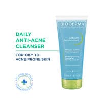 Bioderma Cleanser - Sebium Gel Moussant - Acne Defence Cleanser For Oily Acne Prone Skin