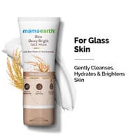 Mamaearth Rice Face Wash With Rice Water & Niacinamide for Glass Skin