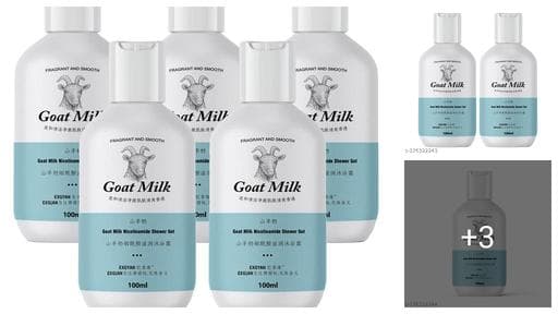 KOREAN BEAUTY.DR - KOREA GOAT MILK WHITENING SHOWER GEL FOR SKIN GLOW (100ML) PACK OF 5