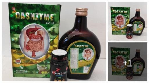 GASNZYME 450 ml tonic + Extreme health 50 capsule