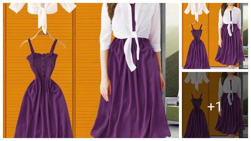 Comfy trendy dress with shirt