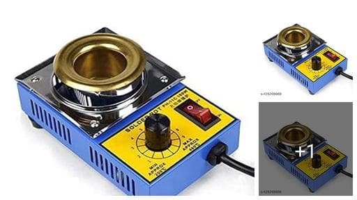 uptodateproducts Electric Soldering 100Watt 220V Temperature Controlled Soldering Pot Melting Tin Pot Tin Cans