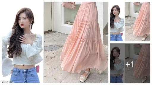 Women skirt top