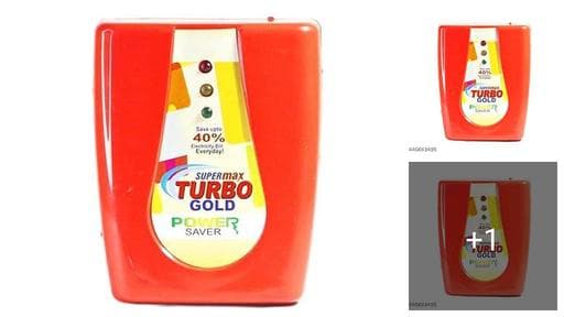 PUSHPA IMPAX Super Max Power Saver Gold Electricity Saving Device 40% Save Upto Electricity Ideal for Home and Office use Power Saving Device for home office Every Household Power Saving Device.