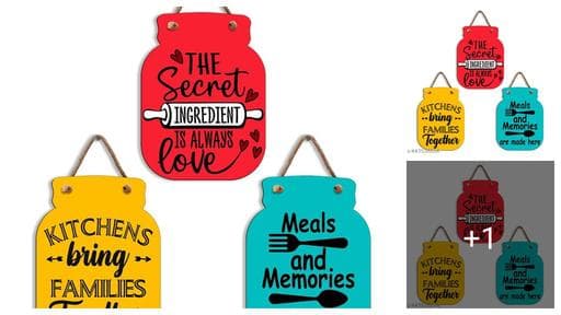 Dzirezone Kitchen Decor Items | kitchen decoration items | Home Decor Items For Living Room | Home Decoration Items Stylish | Room Decor Wall Decor Items For Bedroom | Diwali Decoration Items