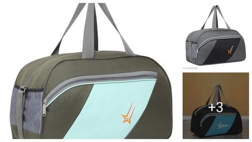 40 L Hand Duffel Bag - Light Weight Small Duffel Bag For Men & Women Quality Tested Regular Capacity - Purple