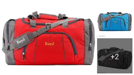 Grey 65 L Hand Duffel Bag - Waterproof Heavy Long Travel Luggage Duffel Bag - Large Capacity