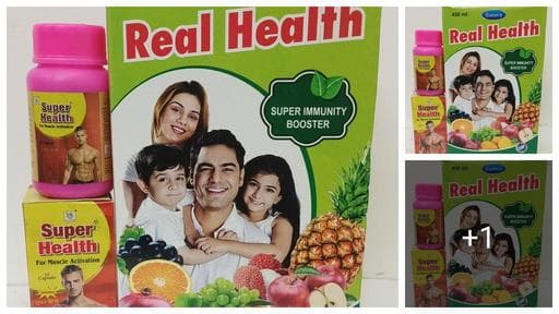 Super Health capsule 50 + Real Health tonic 450 ml