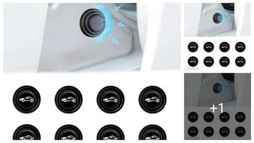 MULZI Car Door Shock Absorber Rubber Protector Pads, Guard Accessories, Gadgets for Vehicle Door Protection Compatible For HONDA, HYUNDAI, Kia, MG, MAHINDRA, NISSAN, RENAULT, SKODA, SUZUKI, TATA, TOYO