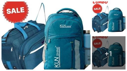 Kunstore BAGS Duffel Bag, Rolling Bag, Travel Bag, Luggage, Weekend Bag, Business Travel, Stylish Bag, Durable Luggage 60 L Strolley Duffel Bag - Fabric Travel Duffel Bags for Men and Women