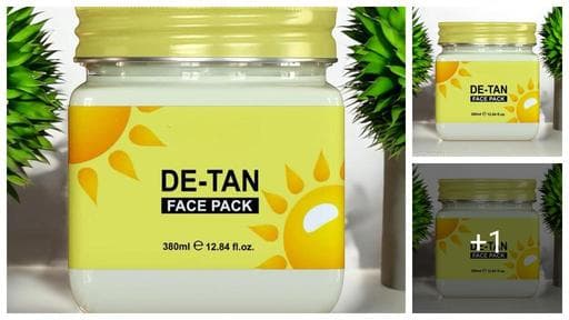 detan facepack for skin glowing oil control acne pimples