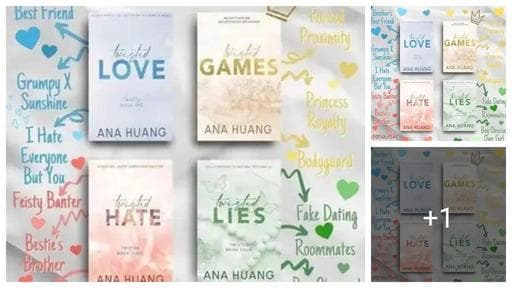 TWISTED SERIES BY ANA HUANG ( Twisted Series Combo ( Twisted Love + Twisted Games + Twisted Hate + Twisted Lies ) (Original Set) Paperback – 19 December 2023 by Ana Huang (Author)