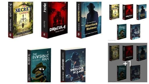 The Case Book, Memoirs of Sherlock Holmes, Dracula, The Invisible Man and The Secret Garden : Mystery & Gothic Combo, Must-Read Classics Novel of Mystery, Horror, and Transformation | Pack of 5 Novels
