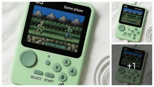 Harlay Toys G5 Ultimate Handheld Gaming Console – PlayStation-Style Retro & Modern Games Portable Game Box for Kids & Adults